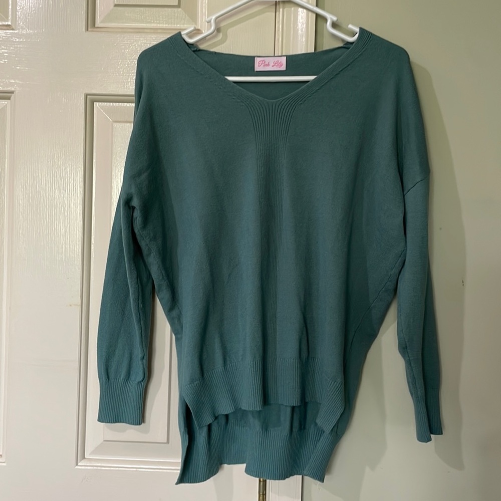 Pink lily light weight sweater